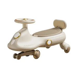 Baby Wiggle Car Swing Car with LED Flashing Wheels and Music for Kids