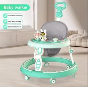 Baby Zhile Foldable Plastic Walkers Anti O Leg & Anti Rollover 6 18 Months Educational Light Toy Walk Car for Infant