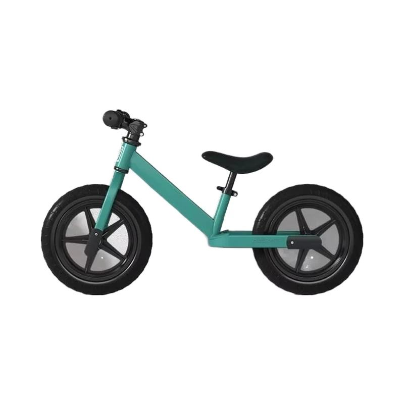 Balance Bicycle Aluminum Alloy Children's Balance Bicycle with Rubber Pneumatic Tires