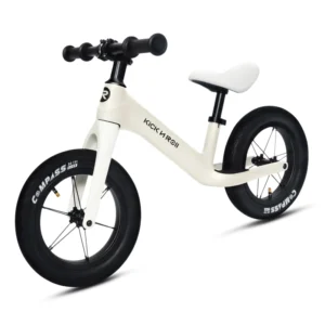 Balance Bicycle Kids Balance Bike with 12 Inch Rubber Pneumatic Tire Adjustable Seat