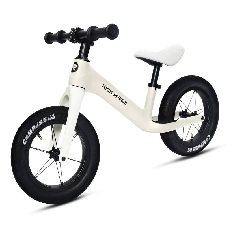 Balance Bicycle Kids Balance Bike with 12 Inch Rubber Pneumatic Tire Adjustable Seat