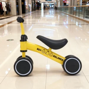Balance Bike Baby Kids 4 Wheel Kids Balance Walker Bike for 18 Month to 2 Year