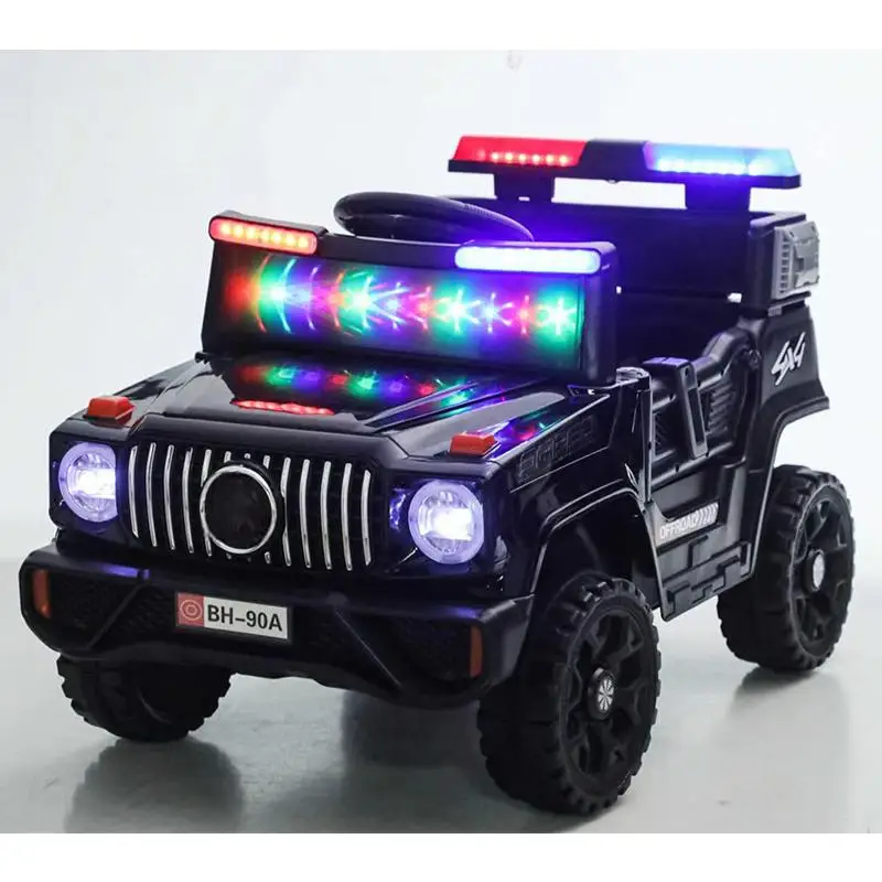 Battery Operated Baby Sports Car 4 Wheels Remote Control Off Road Car Kids Ride-on Electric Car for Five Years Old