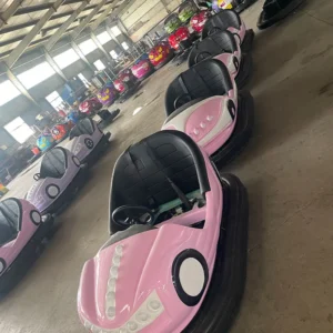 Battery Operated Indoor Outdoor Bumper Cars Ride-on Electric Car with LED Light Child and Adult Steel Frame