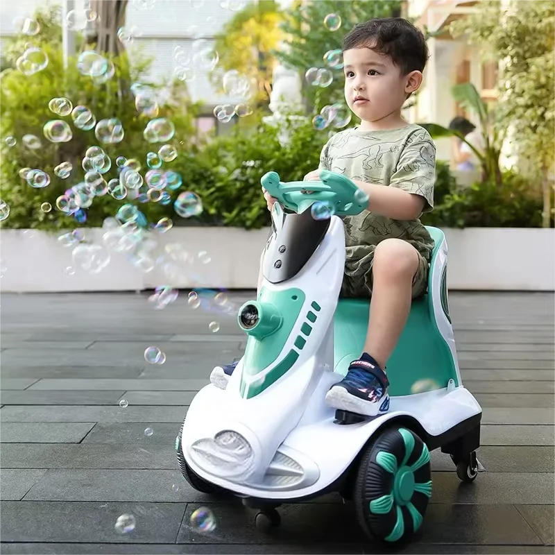 Battery Powered Educational Music Display LED Headlights Ride on Toy Car for 5 to 7 Years Old Kids