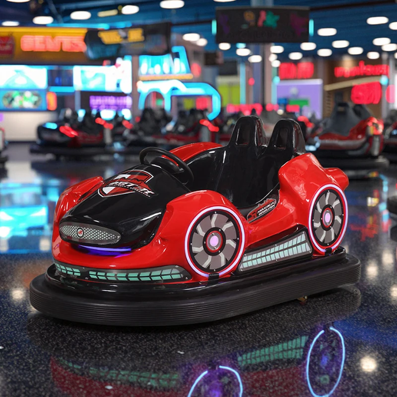 Battery-Powered Fiberglass Ride-On Bumper Car Street Legal Indoor Outdoor Amusement Park Ride Shopping Mall School