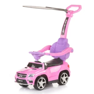 Battery Powered Four Wheels Baby Ride on Push Along Sliding Toy Car with Canopy