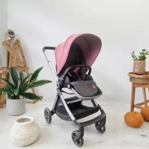 Baypie BP168 3 in 1 Customized Color Baby Stroller Car Seat Foldable Aluminum Frame 20KG Capacity Big Wheels for Newborns 3