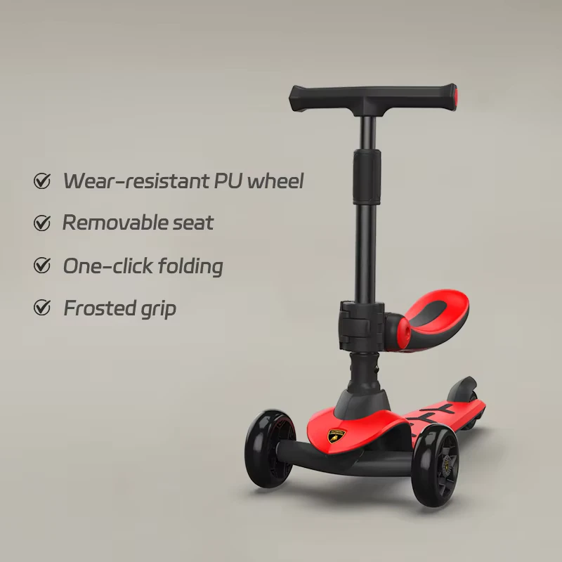 Best Selling High Quality New Design Multi Colors Flexible Kick Scooter Scooter Baby Three in One Kick Kids Scooter