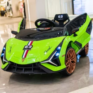 Best Selling in Stock Mini 4 Wheel Electric Car Personalized with Rocking Stroller Passenger Seat Electric Car for Kids