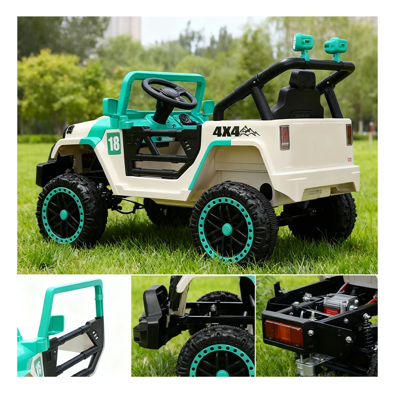 Big Kids Ride On Car Electric Vehicle Battery Operated Toy Car with Music Lights Remote Control Outdoor Drive Experience