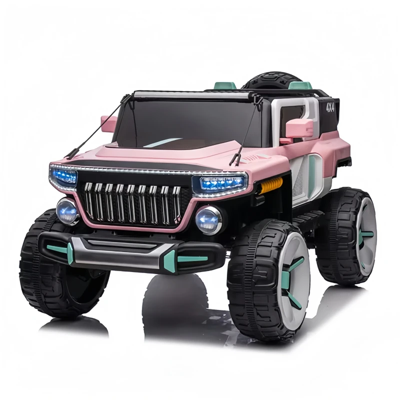 Big Size Adult Double Child 4 Seats Kids Electric Car with 2.4G Remote Control Plastic Ride on Toy Car
