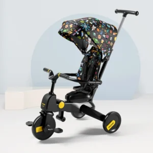 Black 3 Wheel Mini Bike Kid Tricycle Plastic Kid Tricycle for 3 Years Old Children