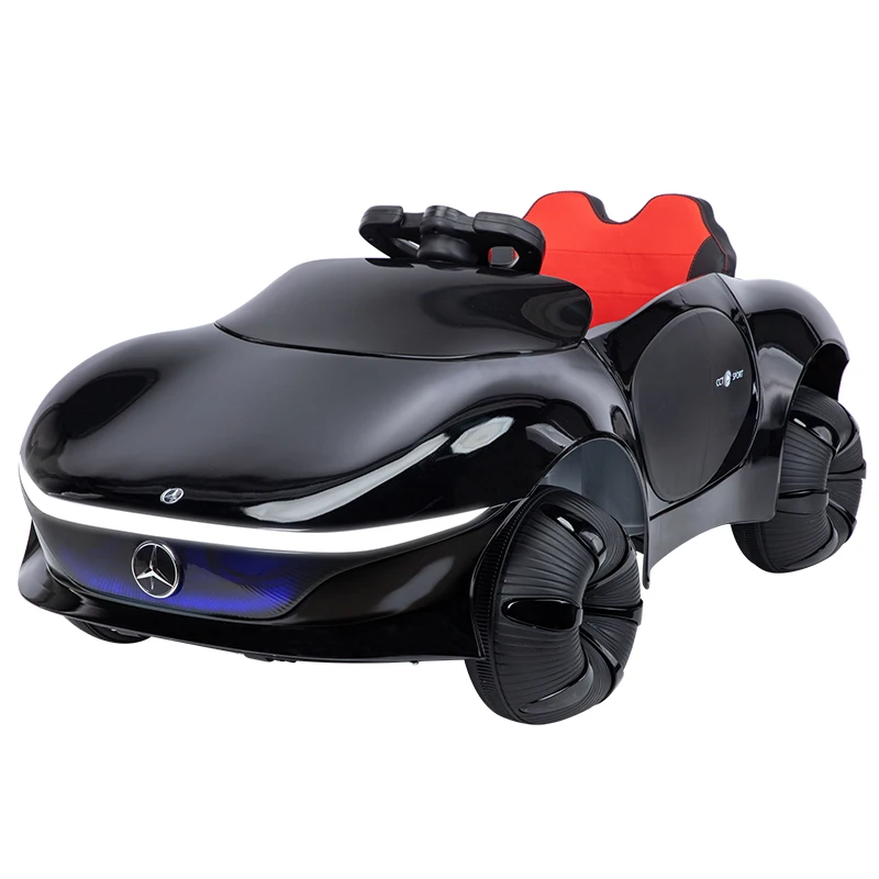 Black Factory Direct Battery Powered Electric Ride On Cars for Kids with Remote Control