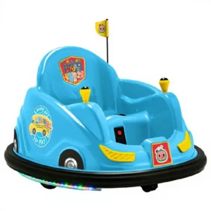 Blue Red White Yellow 6V Ride on Electric Bumper Car for Kids Toddlers Toy Electric 360 Spin Zone Kids