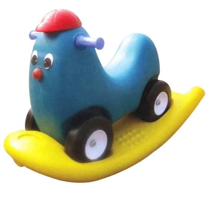 Bolei Dual use Shake Cars Kids PE Spring Rocking Horse for 2 8 Years