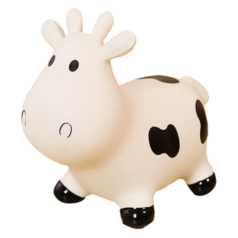Bouncy Cow Kids Jumping Toy Kids Ride on Toy Animal Hopping Horse Hopper Bouncy Horse Toys PVC Inflatable Toys for Kid