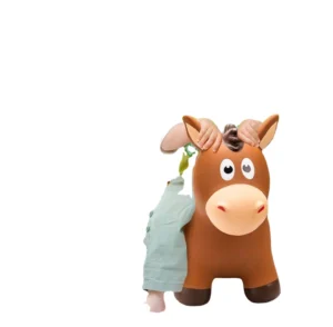 Bouncy Horse for Toddlers Inflatable Ride on Bouncy Animal Hopper Toys