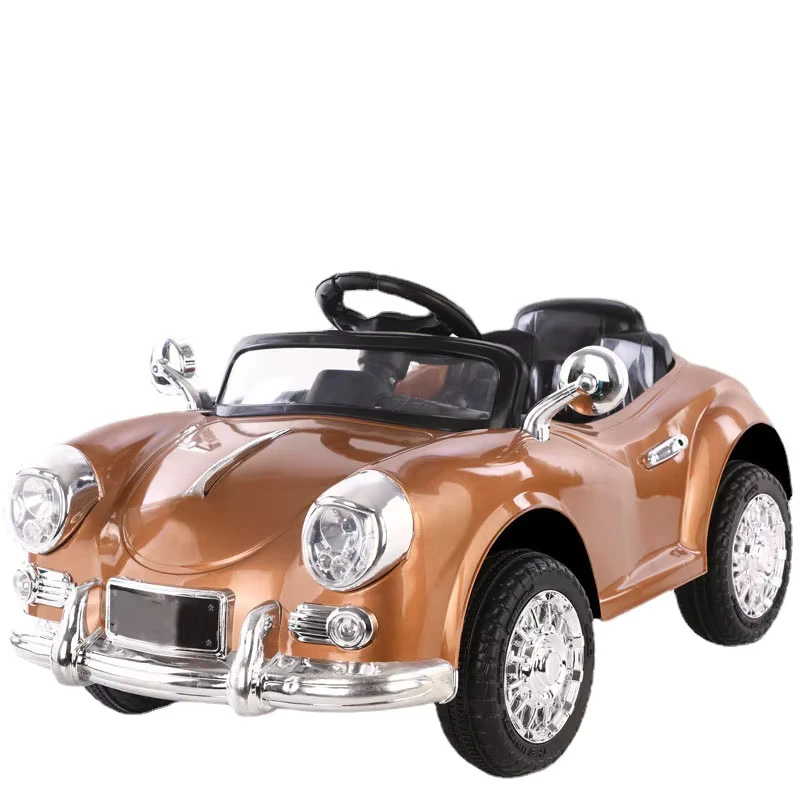 Boys and Girls Double-Drive Children's Electric Car with Music Light Ride-On Car Toy