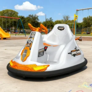 Bumper Car Ride On Electric Remote Control 12V Battery Powered PP Plastic for 2-4 & 5-7 Years Old Kids