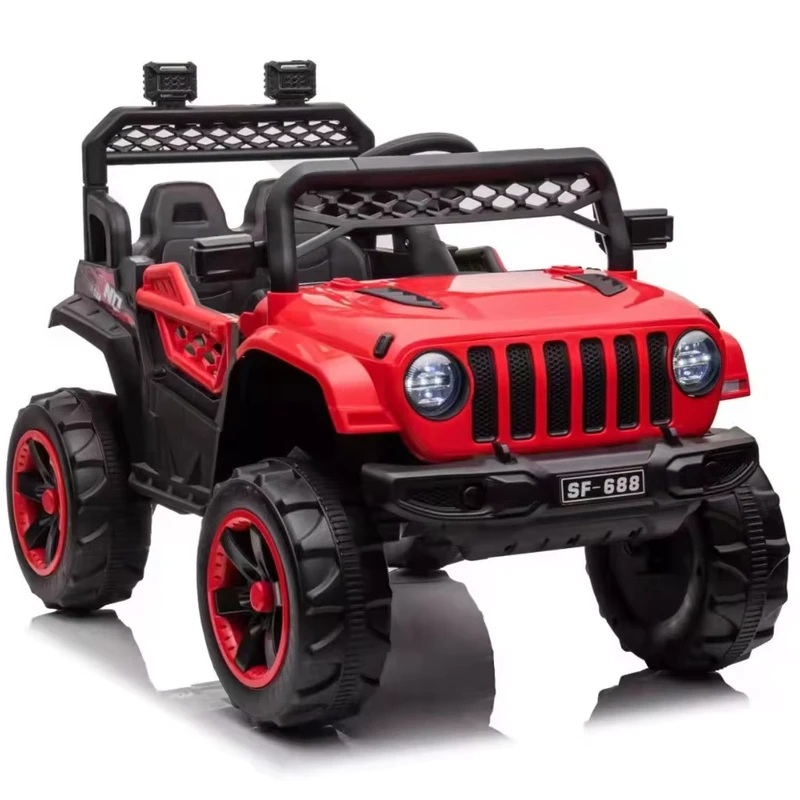CAR162 Kids Big Toy Cars 4WD Battery Operated Boys and Girls Baby Ride On Electrical Toy Car 8 Seat SUV