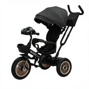 CE Certified 4-in-1 Baby Tricycle Multi-function Three-Wheeled Stroller