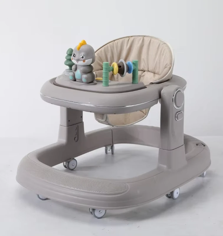 CE Certified Andadores Para Bebes Baby Walker Tricycle Multifunctional Ride On Car with Silent Wheels