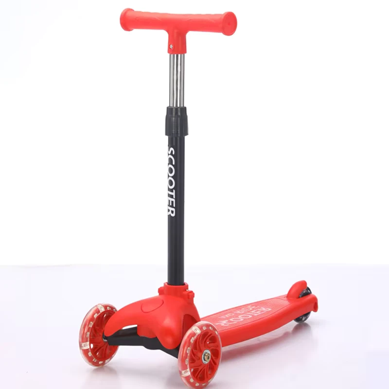 CE Certified Scooter for Children Aged 1 3 to 6 and Above with Foldable Pedals for Boys Girls and Babies. Slippery Yo Bike