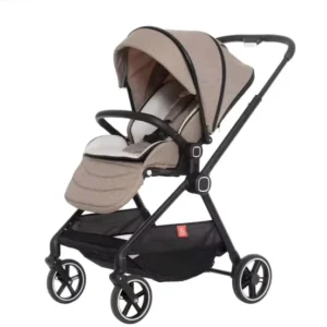 CE Certified Shock absorbing Baby Stroller Lightweight Foldable Two way Pram Detachable Convenient for Outdoor Trip