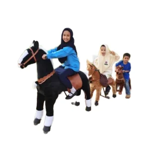CE EN71 Approved Unisex Adult Horse Riding for Pony Toy Mechanically Rocking Animal Walkers Ride on Toy Animals