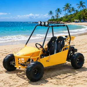 CE Kids Pedal Go Kart Dune Buggy Ride On Car with 125cc 4 Stroke Gasoline Engine Disc Brake Outdoor Racing
