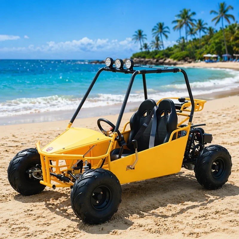 CE Kids Pedal Go Kart Dune Buggy Ride On Car with 125cc 4 Stroke Gasoline Engine Disc Brake Outdoor Racing