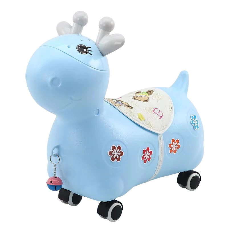 Cartoon Deer Plastic Material Four Wheels Kids Battery Operated Ride on Style Baby Electric Car for 3 to 5 Years Old