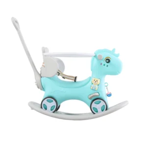 Cartoon Plastic Rocking Horse Toy for Kids for Children’s Strollers and Ride On Animals