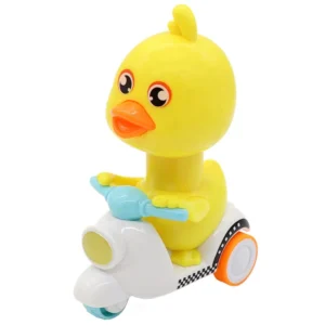 Cartoon Push Little Yellow Duck Pull Back Kids Children Toy Car