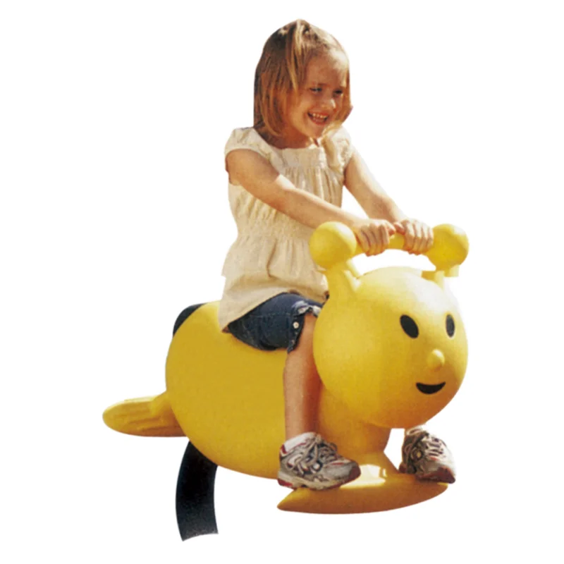 Cartoon Ride on Toy Outdoor Plastic Rocking Horse Equipment for Children