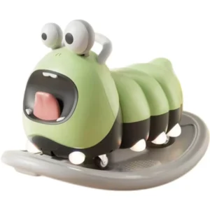 Caterpillar Night Light Mode Children’s Toy Scooters Happy Music Infused Swing Cars for Kids
