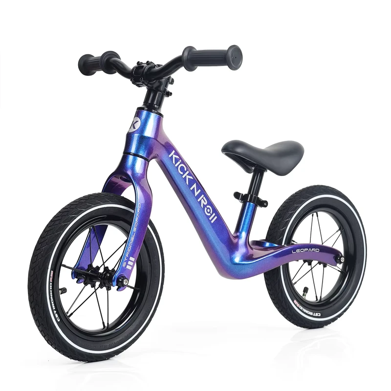 Chameleon Magnesium Alloy Balance Bike Kids Balance Bike with Rubber Pneumatic Tires Laufrader Fur Kinder