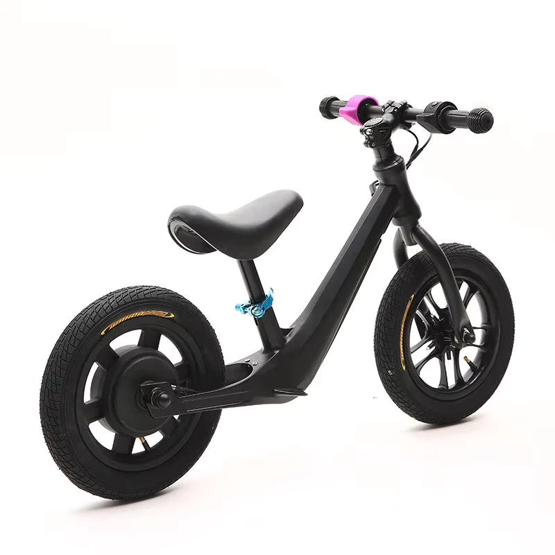 Children Boys and Girls Magnesium Alloy 3-speed 12-Inch Wheel Disc Brake Hard Frame Kids Balance Bike