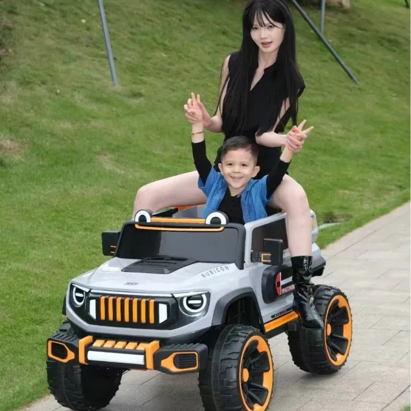 Children Electric 2 Seat 4 Wheels Off Road Ride On Toy Car with Battery for 3 to 10 Years Old Kids