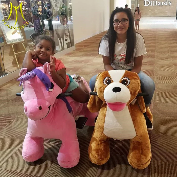 Children Electric Animal Ride Plush Ride on Animal