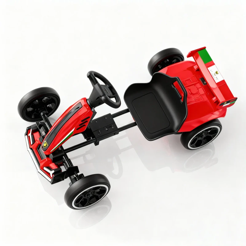 Children Electric Four Wheel Dual Drive T3 Go Kart Remote Control for Charging Folding Portable 3 8 Years Old Boys Girls