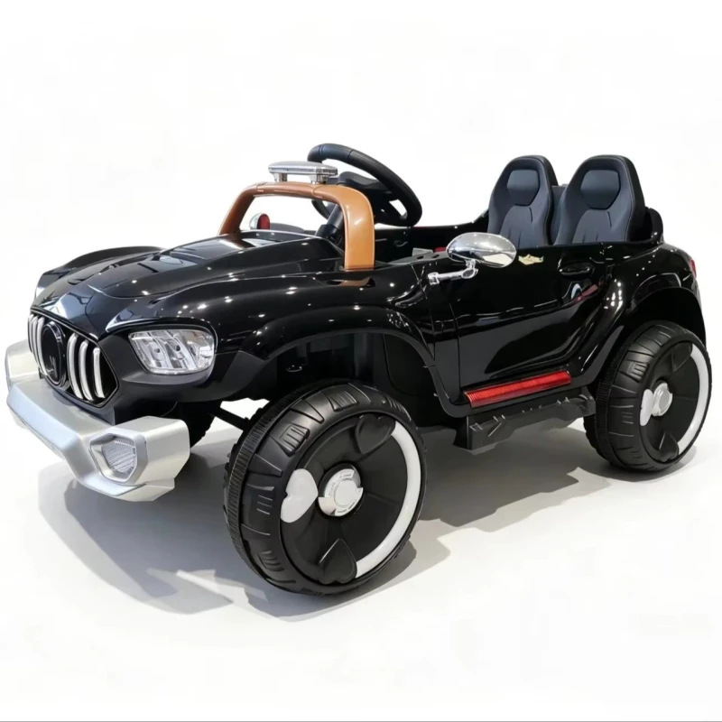 Children Electric Ride-on Car Cool Flash Light Fun Driving USB Early Education Plastic