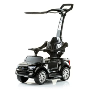 Children Electric Ride on Car with Push Handle and Canopy