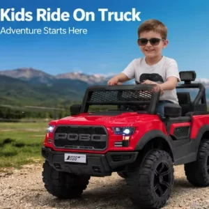 Children Electric Toy Car Battery Operated with USB Remote Four Wheels for 2-4 Years and 5-7 Years