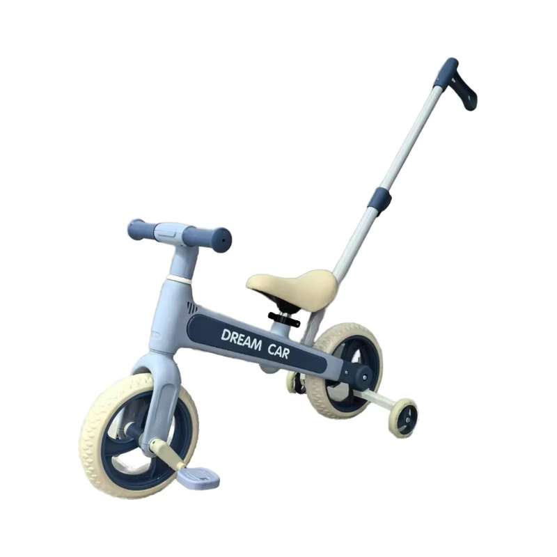 Children Kids' 2 in 1 Ride on 3 Wheel Tricycle Cycle Baby Balance Bike for Kids