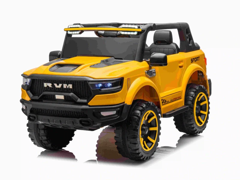 Children Off Road Electric Car 12V Battery Powered 4WD Remote Control Kids Ride on Car With LED Lights Music Swing