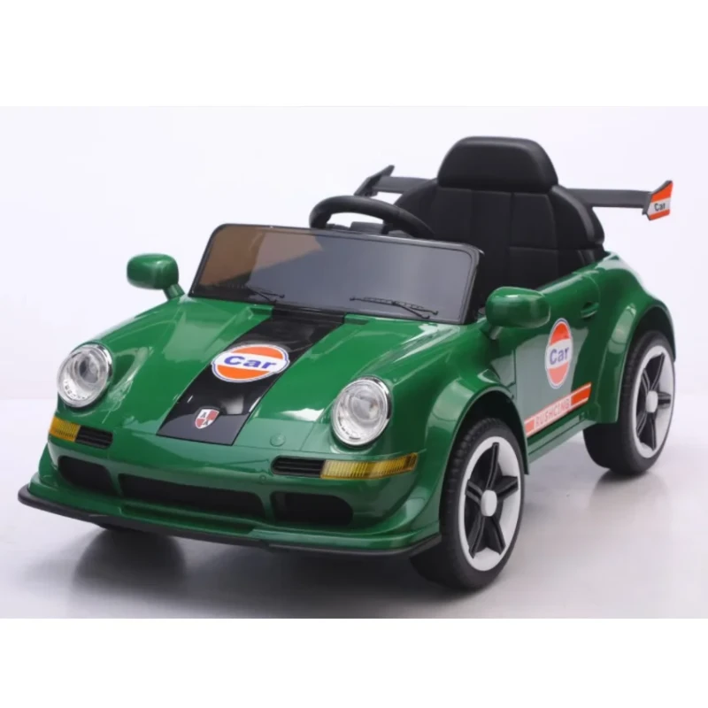 Children Plastic Racing Car Electric Four-Wheel Rechargeable Parent-Child Ride-On Remote-Controlled Off-Road Double-Seater