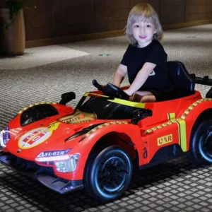 Children Ride on Car 12 V Kids Electric Car with Remote Control Kids Sport Car for Boys and Girls with Music Player