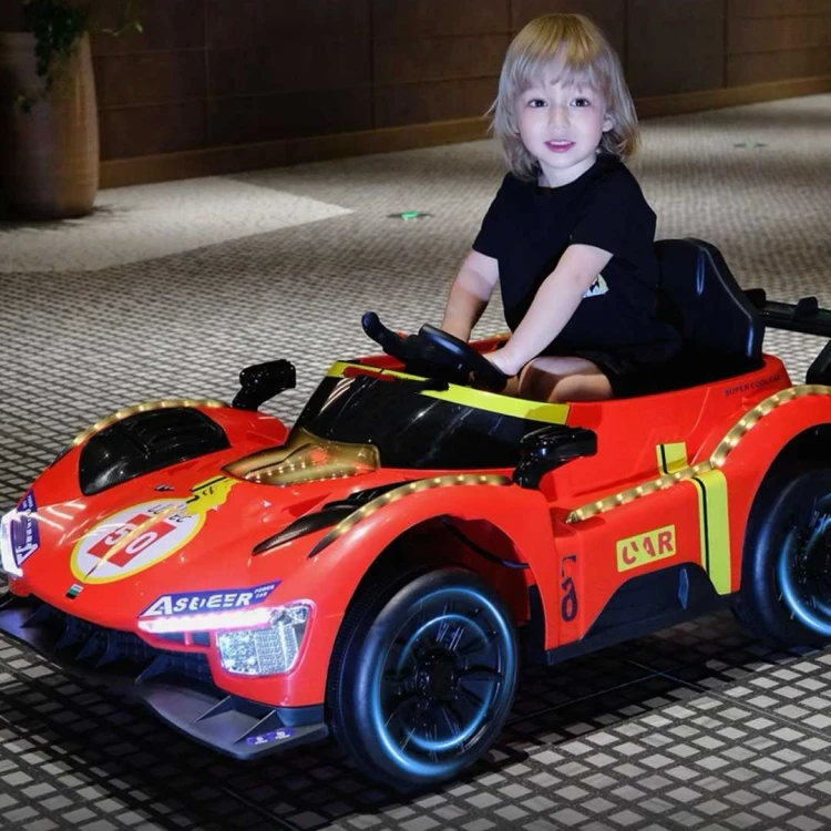 Children Ride on Car 12 V Kids Electric Car with Remote Control Kids Sport Car for Boys and Girls with Music Player